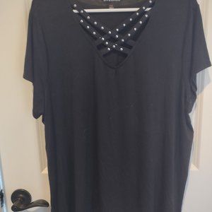 Rock & Republic Black Knit tunic